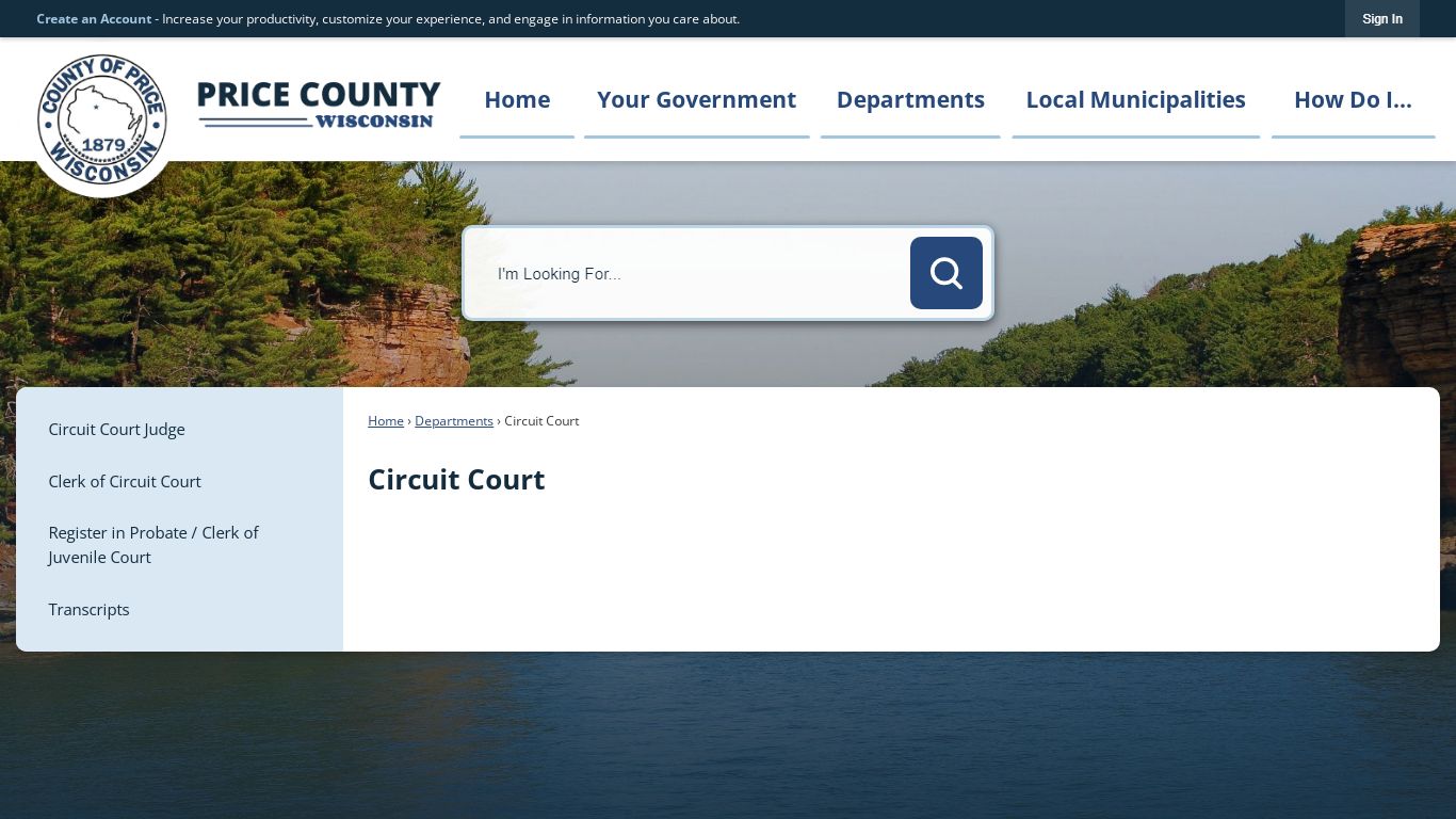 Circuit Court | Price County, WI - Official Website